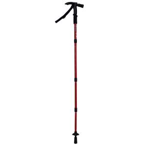 Bâton de trekking telescopic IdeallStore® Ol Helper, roșu, aluminiu, cu LED, 110 cm - Bețe trekking