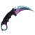 IdeallStore Karambit Nôž, Fade Break, dúhová povrchová úprava