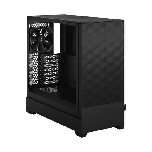 Fractal Design Pop Air Black Solid PC Gehäuse Schräge Ansicht geöffnet