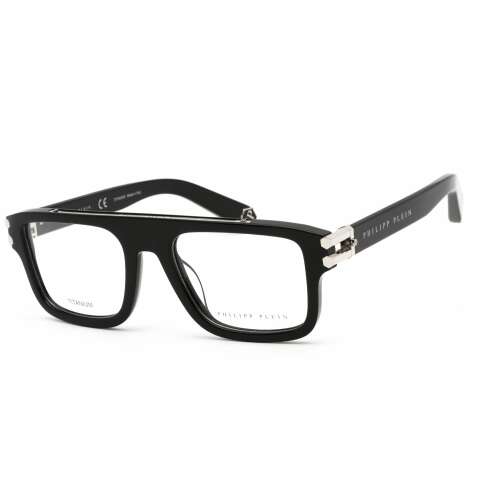 Philipp Plein VPP021M szemüvegkeret csillógó sötét barna / Clear demo lencsék férfi 56408873