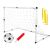 Focikapu Szett 2-in-1, portable soccer goal with net, ball, and pump
