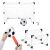 Timeless Tools 2-in-1 Soccer Goal Set with Ball and Pump, Plastic 56419337