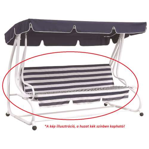 ROJAPLAST Hintaház Üléshuzat - Kék Csíkos - 140x99cm