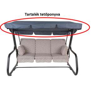 DAJAR Rimini/Venezia hintaágy pótló tetőponyva, sötétszürke - Hintaágy kiegészítő