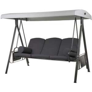 DAJAR SALERNO Fém Kerti Hintaágy Tetővel - 024-07 (Méret: 178) - Dajar