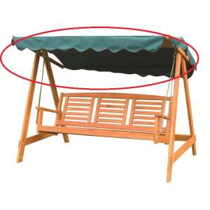 ROJAPLAST tartalék tetőponyva az EDEN és SYLVA hintaágyakhoz - zöld - Hintaágy kiegészítő