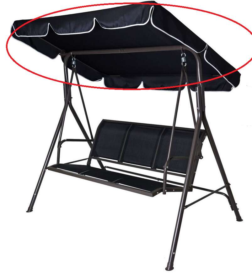 ROJAPLAST CONFORT Hintaház Tetőponyva - Fekete - 170x115cm