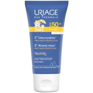 Uriage 1st Baby Mineral Cream SPF50+, very high protection for babies' sensitive skin - Uriage