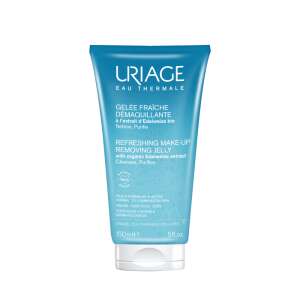 Uriage Refreshing Make-Up Removing Jelly, 150ml, cleanses and purifies normal to combination skin with organic Edelweiss extract - Uriage