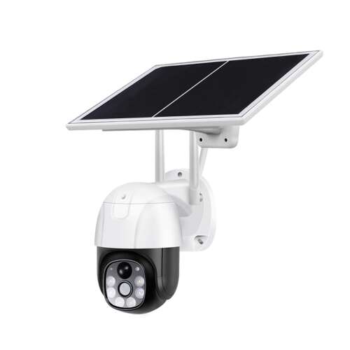 2.0MP WIFI napelemes PTZ biztonsági kamera kültéri, automatikus nyomkövető, V380 APP