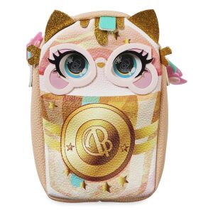 Purse Pets Cat handbag, interactive cat toy, front view - Preschool Backpack, Bag