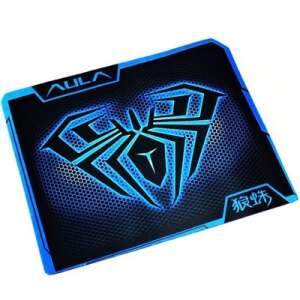 AULA gamer style mousepad with blue and black design - Mouse Pad