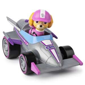 Paw Patrol Skye Ready Race Rescue Samochód wyścigowy zabawka z napędem zwrotnym, szary, różowy, niebieski, biały - Spin Master Figurka bajkowego bohatera