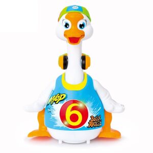 Kacsamese Dancing Goose Toy with Music and Lights - Interactive Kids' Toy