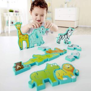 HAPE Állatos Ábécé Fa Puzzle - 26 db