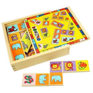 Állatos Fa Dominó - 28 db - 18-36 hónap