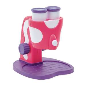 GeoSafari Jr. My First Microscope, pink and purple microscope for kids, 8x magnification - Educational Insights