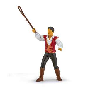 Papo Animal Tamer figurine, a man in a red vest and black pants holding a whip, for imaginative play - Toy