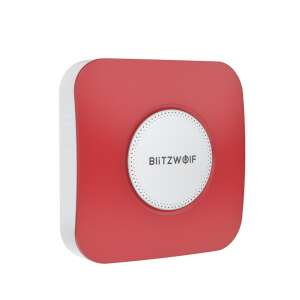 Blitzwolf BW-IS11 Sirenă inteligentă, roșu și alb, vedere laterală - BlitzWolf