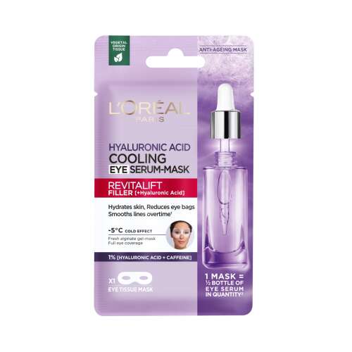 l oreal paris hyaluronic acid cooling eye serum mask