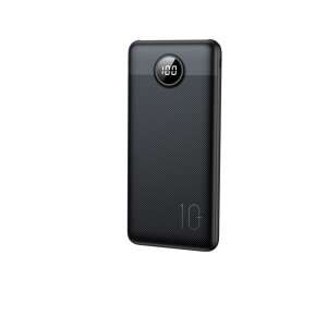 Veger S11 10000mAh power bank, black, side view - External Battery & Power Bank