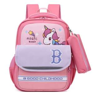 Dollcini, elegáns iskolatáska, hátizsák, stílusos hétköznapi táska, Travel, College iskolai táska,425501, rózsaszín 56449112 Gyerek sporttáskák