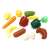 Plastic pretend fruits and vegetables for the Home Supermarket playset