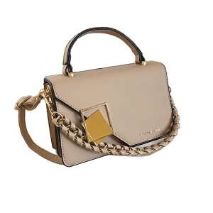 Dollcini Damen Handtasche, stilvolle PU Leder Umhängetasche, lässig, für Damen, Reisen, Arbeit, Alltag, Khaki - Handtaschen