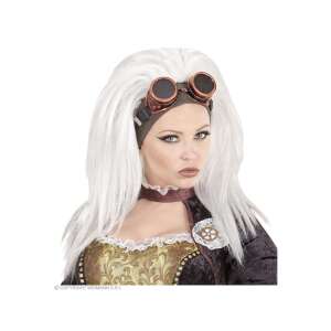 Fehér női paróka szemüveggel 85277965 - Accesorii pentru îmbrăcăminte