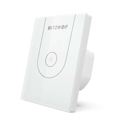 BlitzWolf BW-SS9 - Comutator tactil inteligent de perete cu comutator 1 buc - Google Home, integrabilitate Amazon