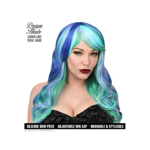 Leia kék diva paróka 85621920