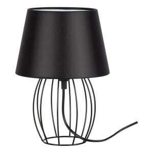 Merano asztali lámpa E27-es foglalat, 1 izzós, 25W fekete 64293965 