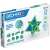 Geomag Classic Panels magnetic construction toy box, 114 pieces, green and blue