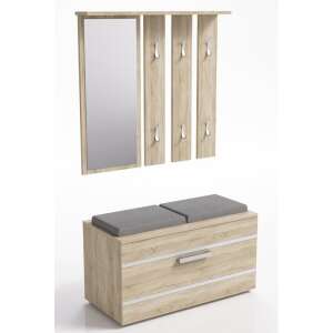 Opalowa ściana przedpokoju #sonoma