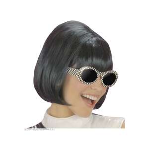 Party Girl paróka, fekete 85278200 - Widmann