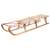 Wooden sled, 125 cm long, with rope for pulling