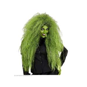 Grüne Hexenperücke für Halloween-Kostüm - Widmann