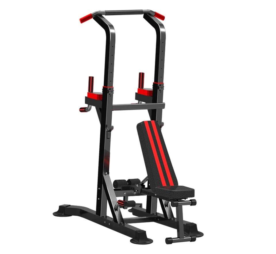 ZOCO BODY FIT KK-T082 Power Tower multifunkcionális edzőgép, Fekete/Piros