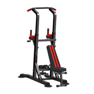 ZOCO BODY FIT KK-T082 Power Tower multifunkcionális edzőgép, Fekete/Piros