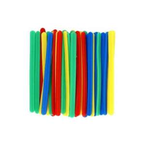 Set de bețe de numărat din plastic colorate pentru copii - Discuri și tije de numărare