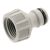 Gardena 1/2 inch female threaded tap connector close up