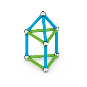 Geomag Classic Zelená a modrá magnetická stavebnica Kocka - Geomag Magnetická stavebná hra