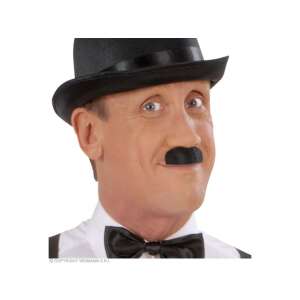 Fekete öntapadós Chaplin bajusz jelmezhez, felnőtteknek - Widmann