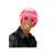 Rózsaszín bob paróka férfiaknak, rave jelmez paróka, rövid paróka, neon rózsaszín paróka, Widmann Natural-Look paróka, rózsaszín napszemüveg