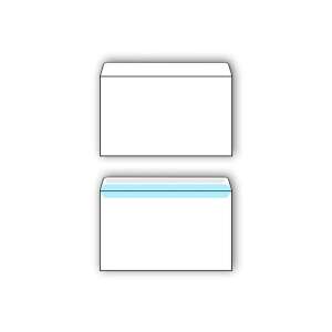 Plic alb B6, 17,6x12,6cm, cu închidere autoadezivă - Plicuri