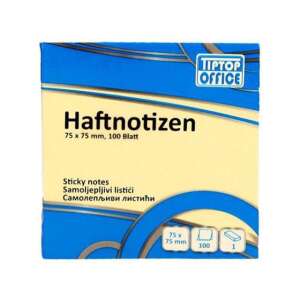 Tiptop Office Haftnotizen öntapadós jegyzettömb, 75x75mm, 100 lap - Jegyzettömb