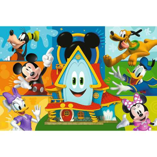 Trefl Mickey Mouse and Friends 24 piece Maxi puzzle completed image