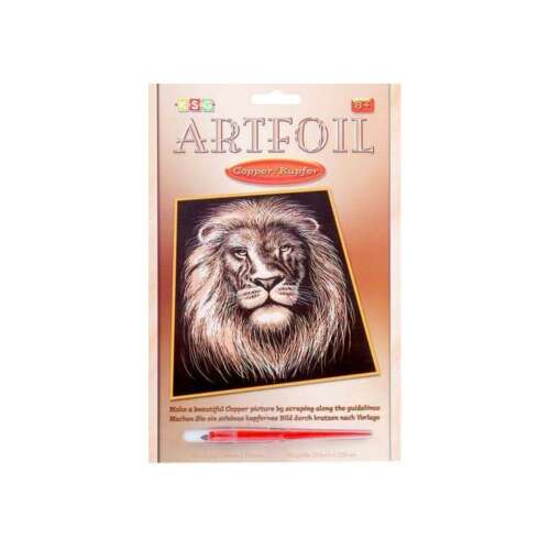 Artfoil Réz Képkarcoló Oroszlán Készlet