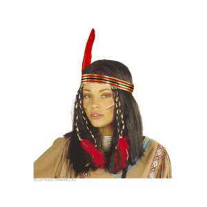 Cheyenne Indianer Mädchen Perücke + Kopfschmuck 84756127 - Mode & Kleidung