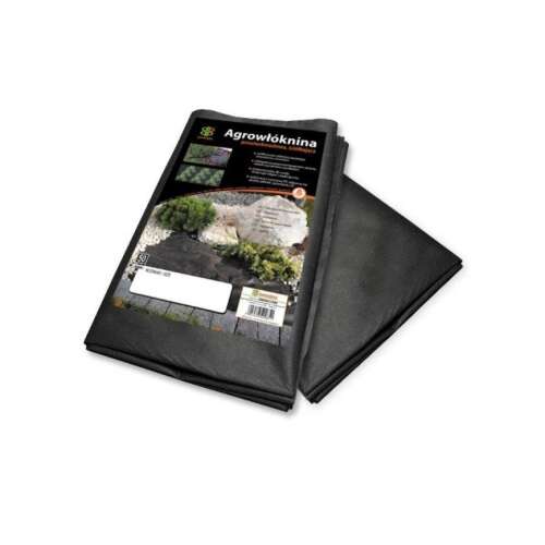 Folie nețesută anti-buruieni 50g/m² neagră, 1,6m x 5m 85278555